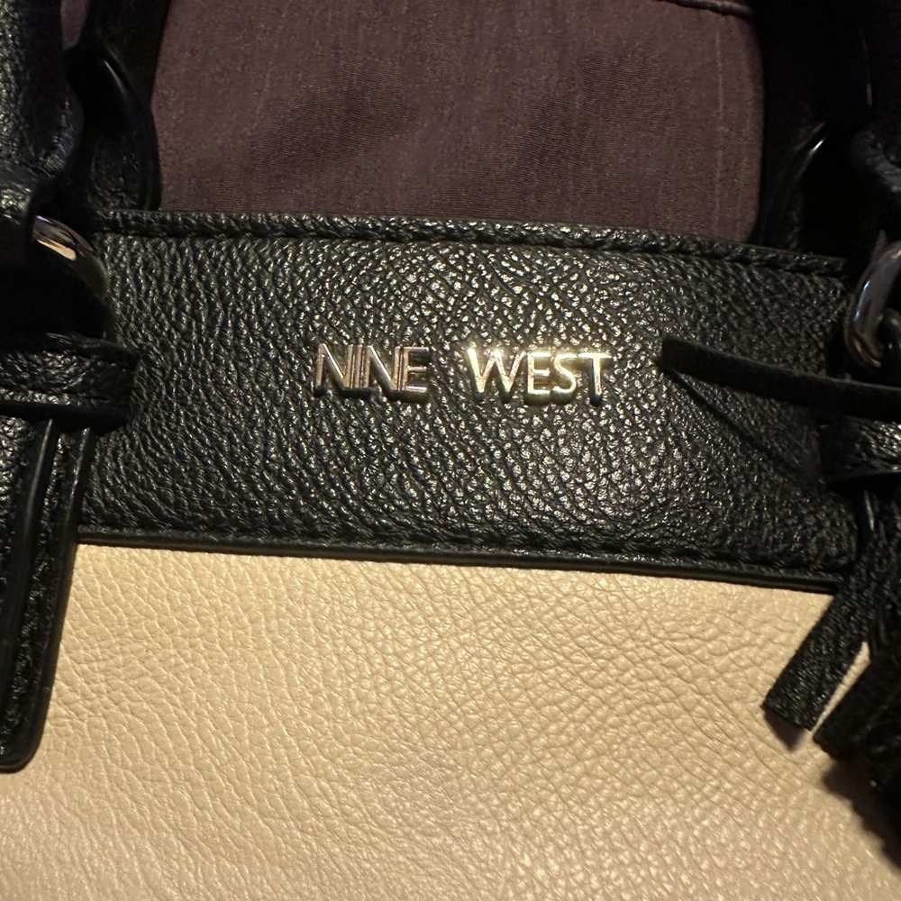 Nine West Black and Tan Shoulder Bag